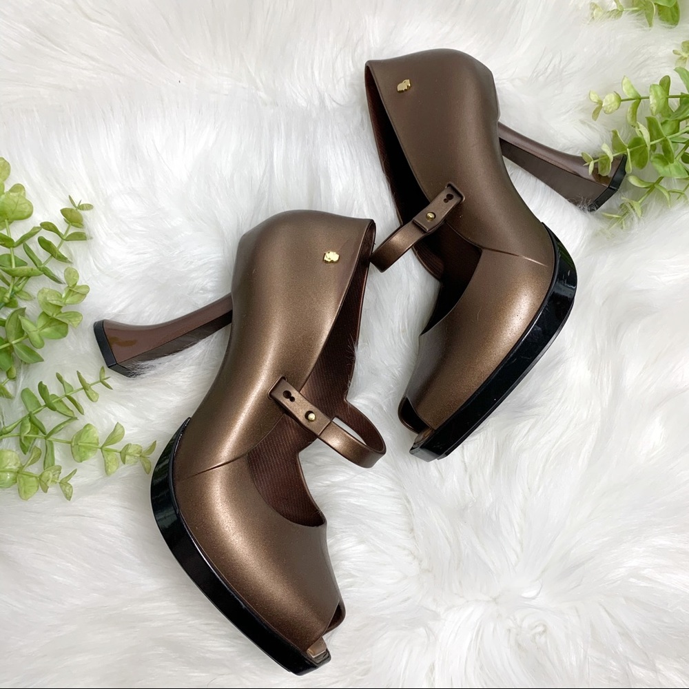 MELISSA UPSIDE DOWN HEEL + KARL LAGERFELD